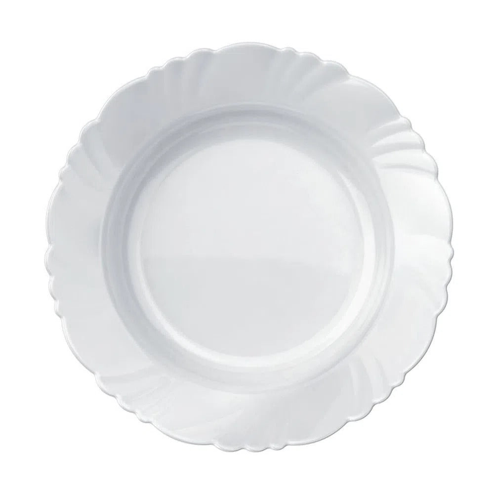 Plato Hondo Petalo 23.5 cm Opaline