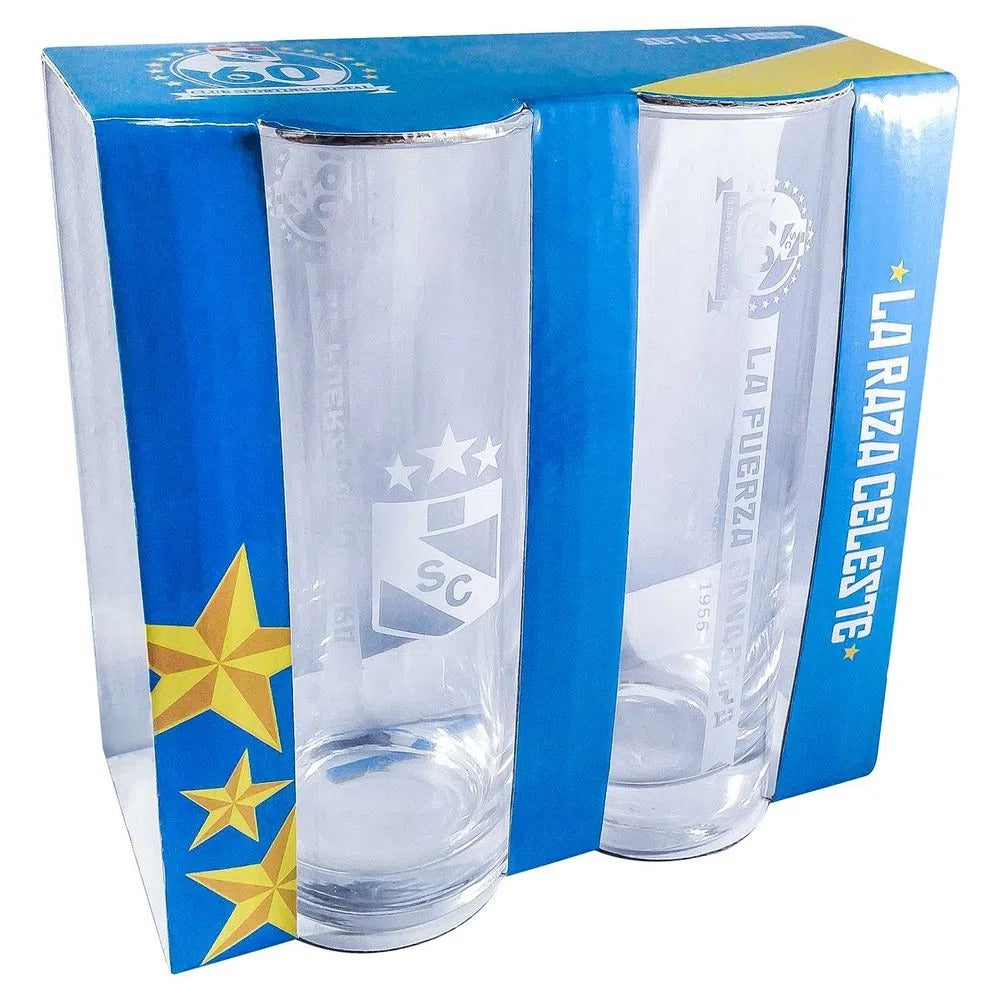 Juego de Vaso X 2 Pz Sporting Cristal